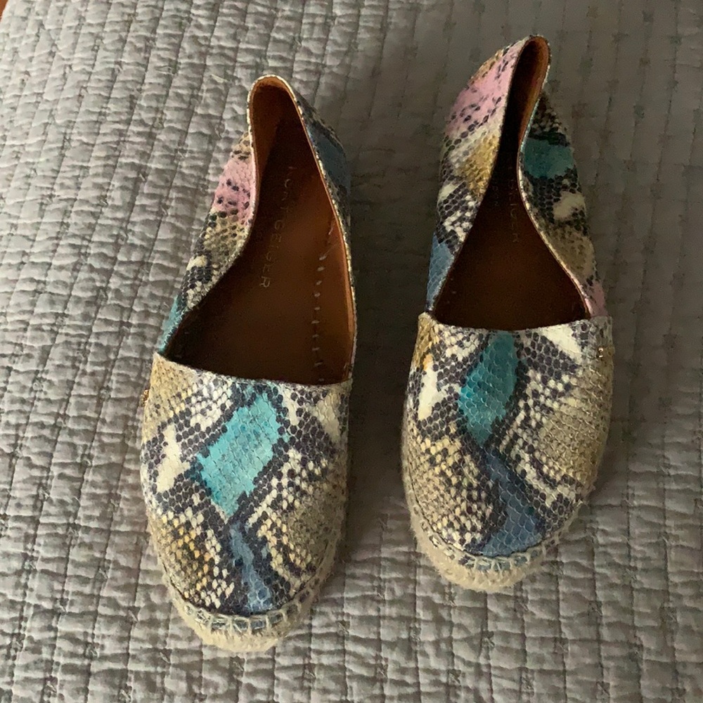 Kurt Geiger London Snake Print Espadrilles 39